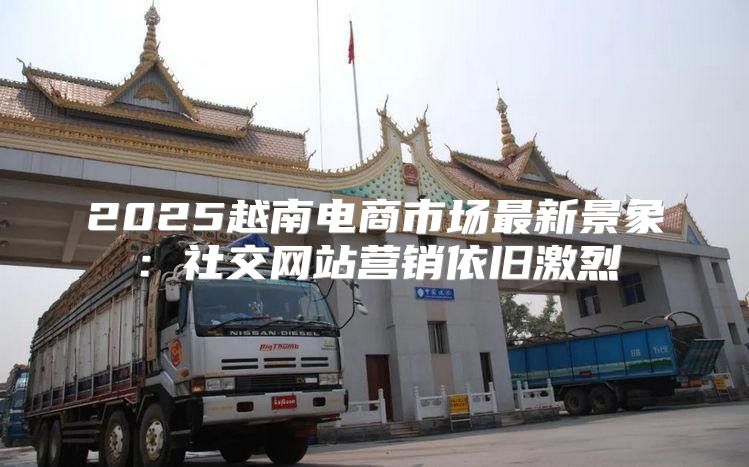 2025越南电商市场最新景象：社交网站营销依旧激烈
