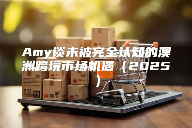 Amy谈未被完全认知的澳洲跨境市场机遇2025
