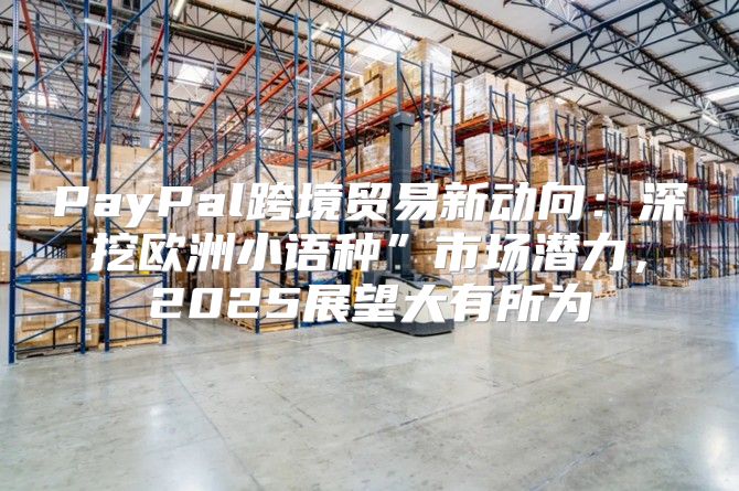PayPal跨境贸易新动向：深挖欧洲小语种”市场潜力，2025展望大有所为