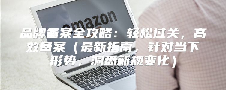 品牌备案全攻略：轻松过关，高效备案最新指南，针对当下形势，洞悉新规变化