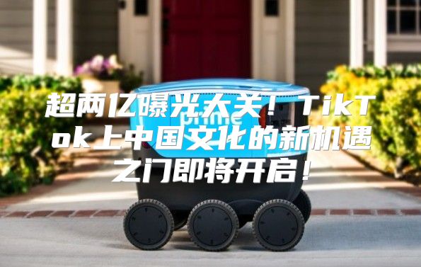 超两亿曝光大关！TikTok上中国文化的新机遇之门即将开启！