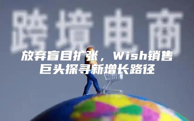 放弃盲目扩张，Wish销售巨头探寻新增长路径