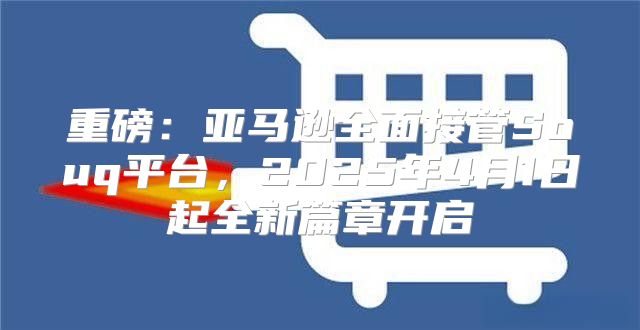 重磅：亚马逊全面接管Souq平台，2025年4月1日起全新篇章开启