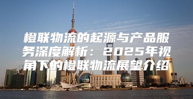 橙联物流的起源与产品服务深度解析：2025年视角下的橙联物流展望介绍