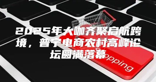 2025年大咖齐聚启航跨境，普宁电商农村高峰论坛圆满落幕