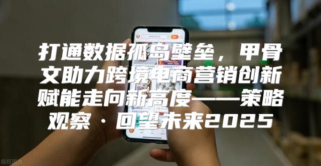打通数据孤岛壁垒，甲骨文助力跨境电商营销创新赋能走向新高度——策略观察·回望未来2025