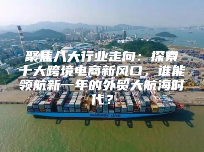 聚焦八大行业走向：探索十大跨境电商新风口，谁能领航新一年的外贸大航海时代？