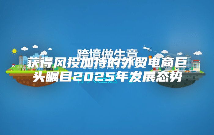 获得风投加持的外贸电商巨头瞩目2025年发展态势