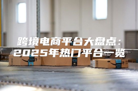 跨境电商平台大盘点：2025年热门平台一览