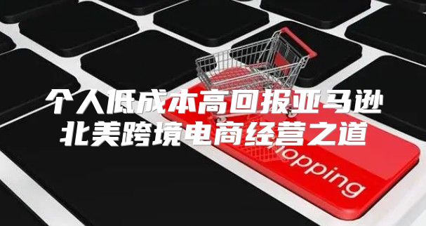 个人低成本高回报亚马逊北美跨境电商经营之道