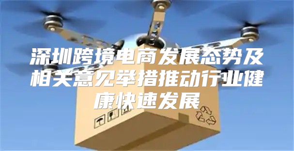 深圳跨境电商发展态势及相关意见举措推动行业健康快速发展
