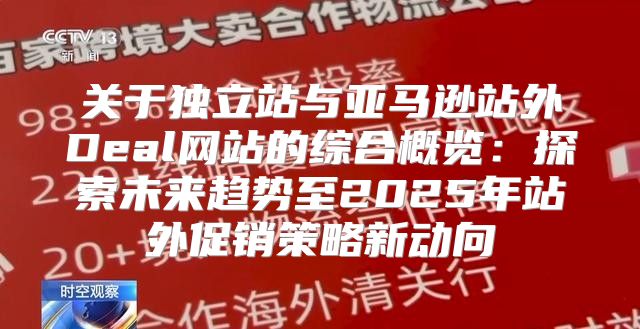 关于独立站与亚马逊站外Deal网站的综合概览：探索未来趋势至2025年站外促销策略新动向