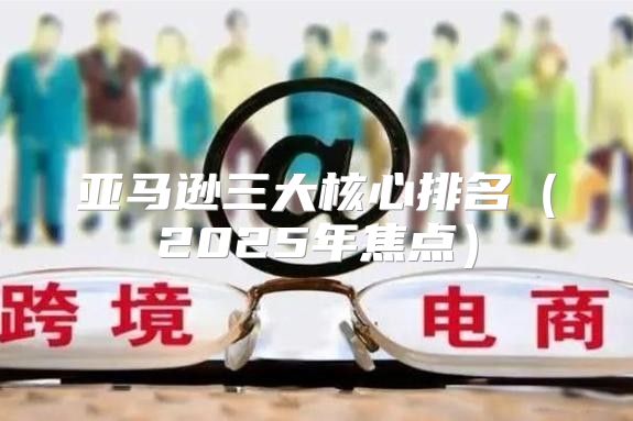 亚马逊三大核心排名2025年焦点