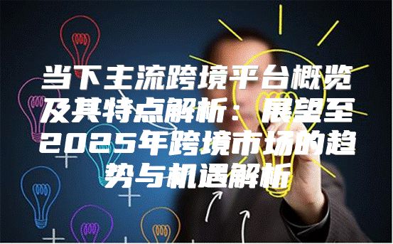 当下主流跨境平台概览及其特点解析：展望至2025年跨境市场的趋势与机遇解析