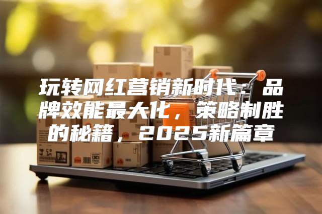 玩转网红营销新时代：品牌效能最大化，策略制胜的秘籍，2025新篇章