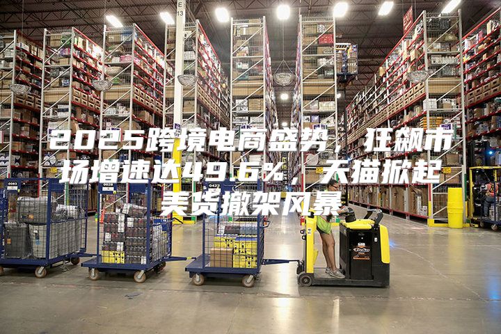 2025跨境电商盛势，狂飙市场增速达49.6%，天猫掀起美货撤架风暴