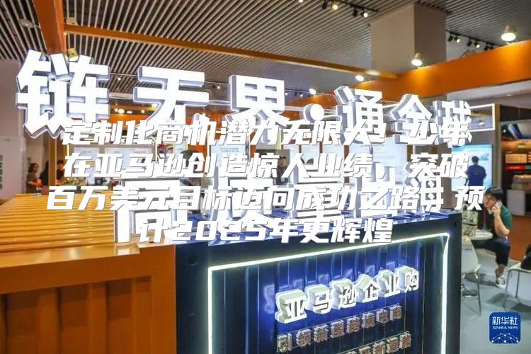 定制化商机潜力无限大！少年在亚马逊创造惊人业绩，突破百万美元目标迈向成功之路，预计2025年更辉煌