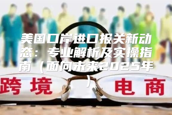 美国口岸进口报关新动态：专业解析及实操指南面向未来2025年