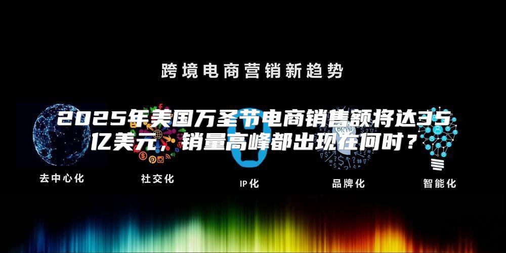 2025年美国万圣节电商销售额将达35亿美元，销量高峰都出现在何时？