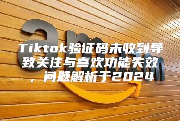 Tiktok验证码未收到导致关注与喜欢功能失效，问题解析于2025