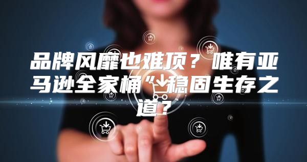 品牌风靡也难顶？唯有亚马逊全家桶”稳固生存之道？