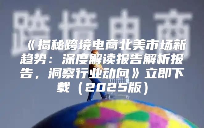 揭秘跨境电商北美市场新趋势：深度解读报告解析报告，洞察行业动向立即下载2025版