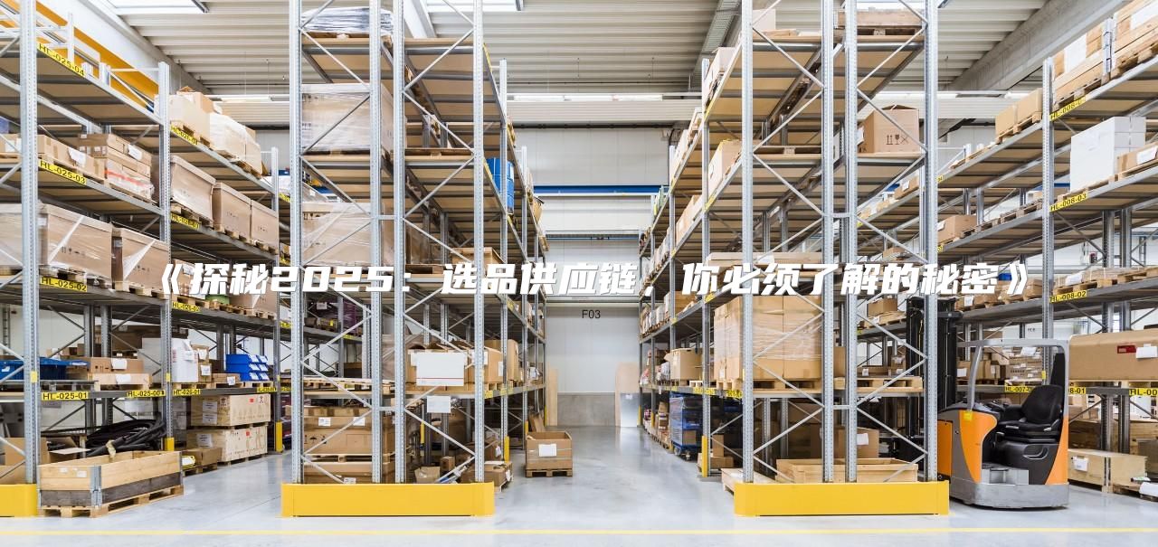 探秘2025选品供应链，你必须了解的秘密