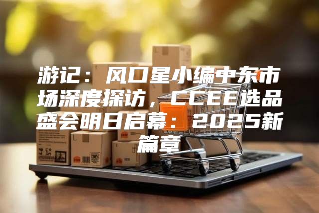 游记：风口星小编中东市场深度探访，CCEE选品盛会明日启幕：2025新篇章