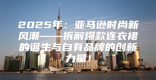 2025年：亚马逊时尚新风潮——拆解爆款连衣裙的诞生与自有品牌的创新力量！