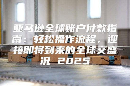 亚马逊全球账户付款指南：轻松操作流程，迎接即将到来的全球交盛况 2025