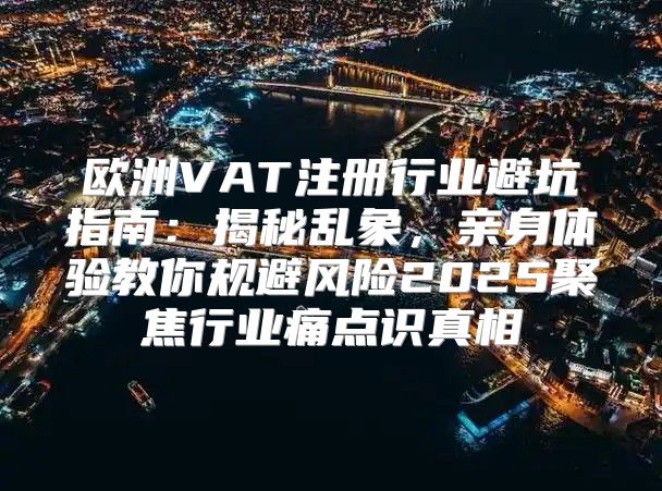 欧洲VAT注册行业避坑指南：揭秘乱象，亲身体验教你规避风险2025聚焦行业痛点识真相
