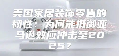 美国家居装饰零售的韧性：为何能抵御亚马逊效应冲击至2025？