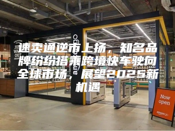 速卖通逆市上扬，知名品牌纷纷搭乘跨境快车驶向全球市场，展望2025新机遇