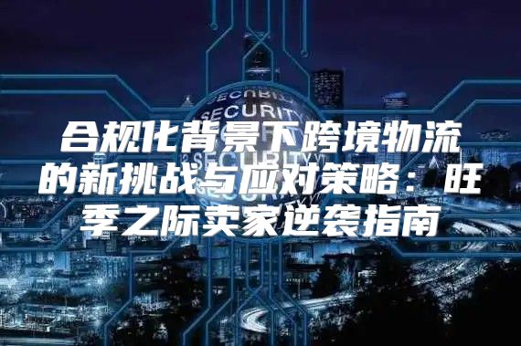 合规化背景下跨境物流的新挑战与应对策略：旺季之际卖家逆袭指南