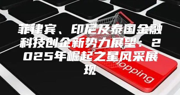 菲律宾、印尼及泰国金融科技创企新势力展望：2025年崛起之星风采展现