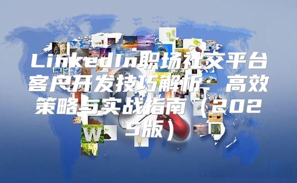 LinkedIn职场社交平台客户开发技巧解析：高效策略与实战指南2025版