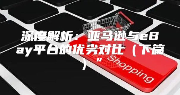 深度解析：亚马逊与eBay平台的优劣对比下篇”
