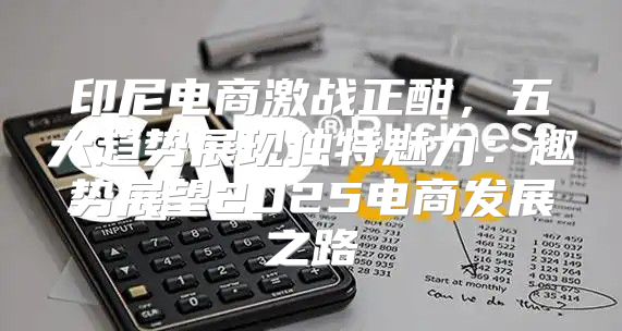 印尼电商激战正酣，五大趋势展现独特魅力：趣势展望2025电商发展之路