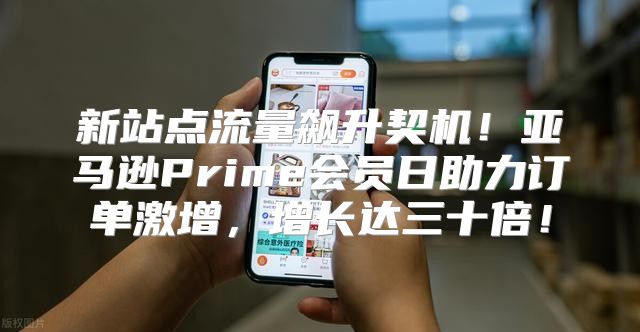 新站点流量飙升契机！亚马逊Prime会员日助力订单激增，增长达三十倍！
