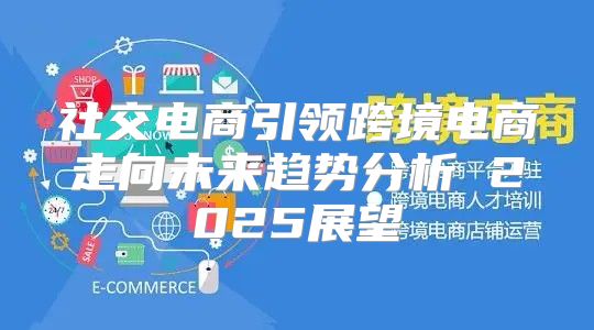 社交电商引领跨境电商走向未来趋势分析 2025展望
