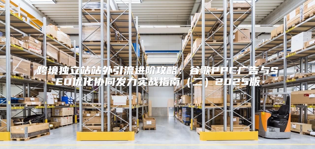 跨境独立站站外引流进阶攻略：谷歌PPC广告与SEO优化协同发力实战指南二2025版
