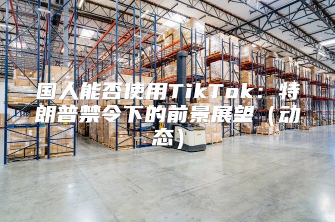 国人能否使用TikTok：特朗普禁令下的前景展望动态