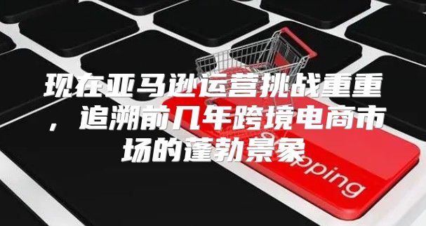 现在亚马逊运营挑战重重，追溯前几年跨境电商市场的蓬勃景象