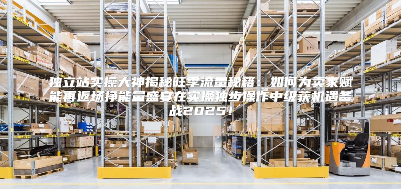 独立站实操大神揭秘旺季流量秘籍：如何为卖家赋能再返场挣能量盛宴在实操独步操作中级获机遇备战2025！