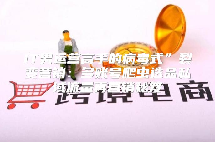 IT男运营高手的病毒式”裂变营销：多账号爬虫选品私域流量再营销秘笈