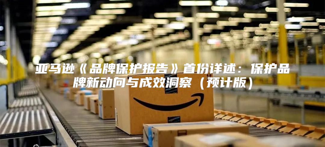 亚马逊品牌保护报告首份详述：保护品牌新动向与成效洞察预计版