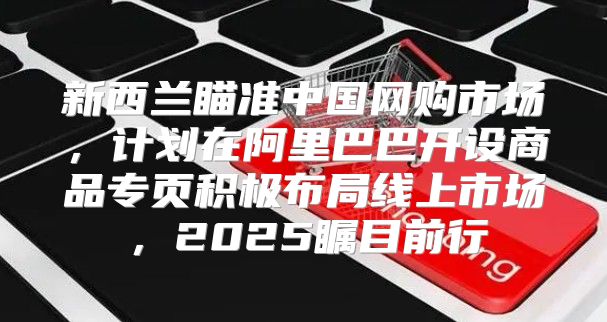新西兰瞄准中国网购市场，计划在阿里巴巴开设商品专页积极布局线上市场，2025瞩目前行