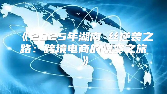 2025年湖南屌丝逆袭之路：跨境电商的蜕变之旅