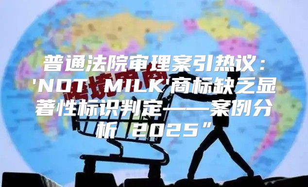 普通法院审理案引热议：'NOT MILK'商标缺乏显著性标识判定——案例分析 2025”