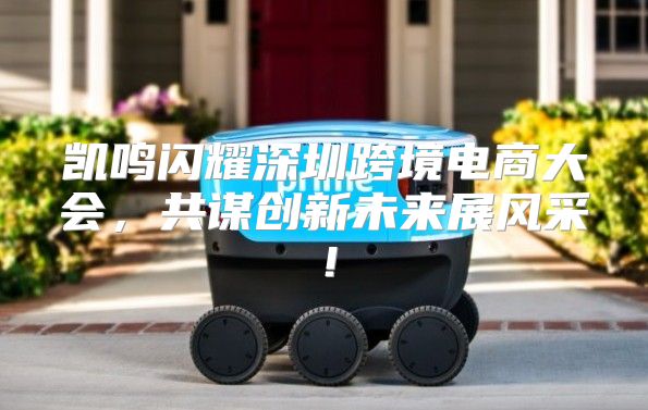 凯鸣闪耀深圳跨境电商大会，共谋创新未来展风采！